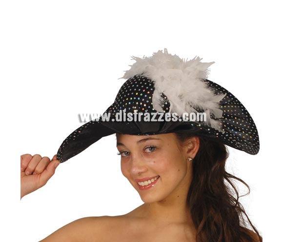 Sombrero o Pamela negra.