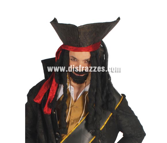 Sombrero de Pirata con pelo.