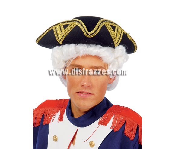 Sombrero de Almirante, pelo o peluca NO incluidos.