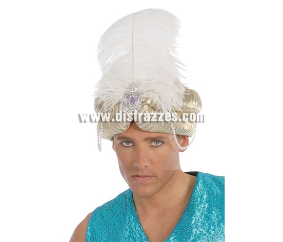 Sombrero o Turbante de Marajá o Árabe. También se usa como Turbante de Paje Real de los Reyes Magos.