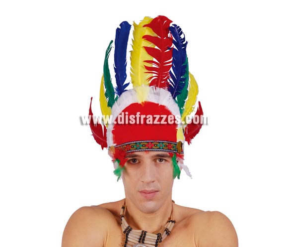 Penacho plumas Indio.