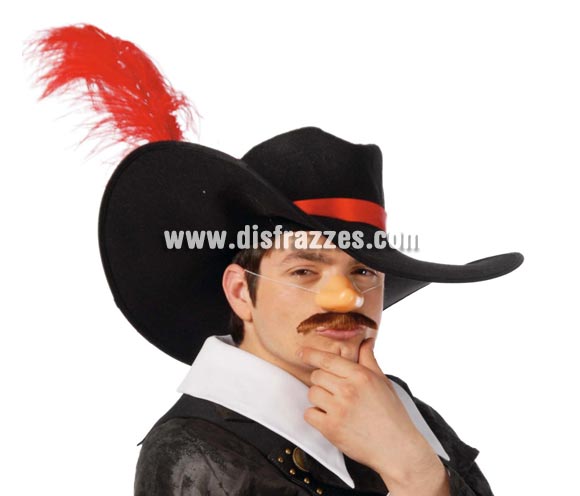 Sombrero de Espadachín o de Mosquetero. Sombrero de Cyrano o Tirano de Bergerac.