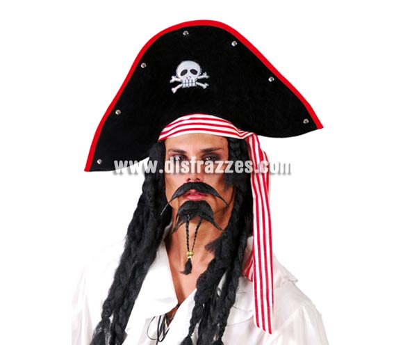 Sombrero Pirata. Incluye sólo el sombrero.