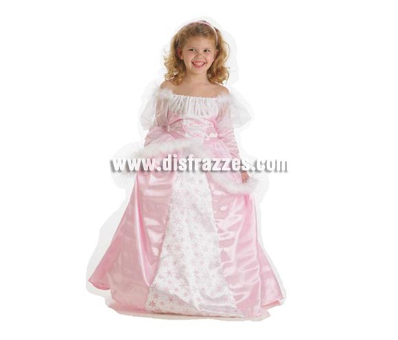 Disfraz de Princesa luxe para niñas de 7 a 9 años. Contiene: Vestido y diadema.
