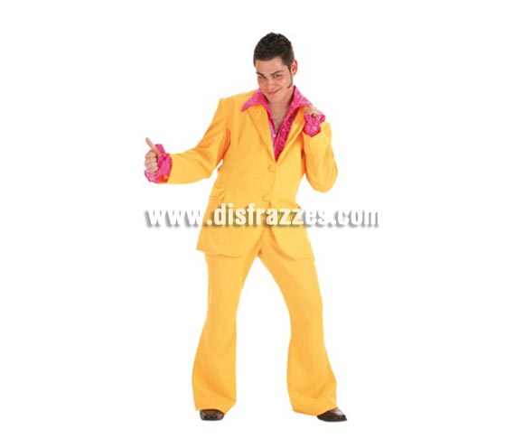 Disfraz Dance o Discotequero para hombre. Talla Universal. Incluye pantalones y chaqueta.