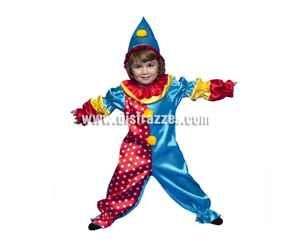 Disfraz de Payasito Dulce para niños de 1 a 2 años. Incluye mono y gorro. Hay que ver, están para comérselos!!