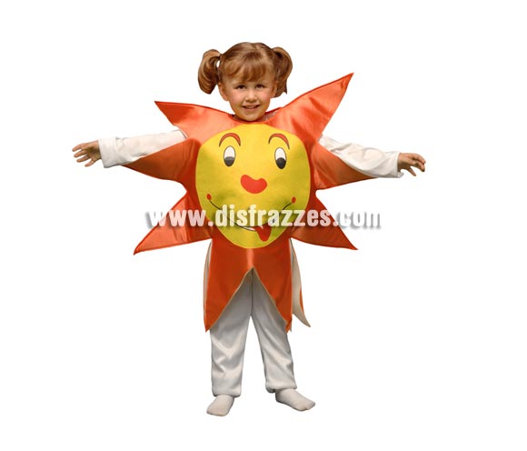 Disfraz de Sol para niños de 1 a 2 años. Incluye sólo el disfraz de goma espuma en forma de sol.