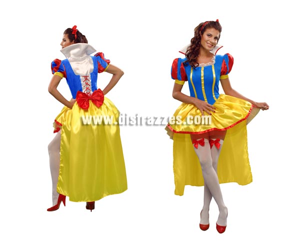 Disfraz de Blancanieves sexy para mujer M-L