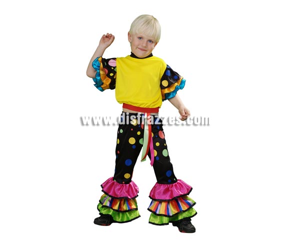 Disfraz de Salsa para niños de 3 a 4 años. Incluye camisa y pantalón. Disfraz de Brasileño, Caribeño o Rumbero para niños.