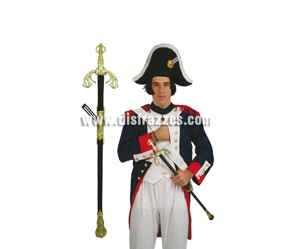 Espada Noble 72 cm. perfecta para el disfraz de Napoleón. o de Soldado Francés.