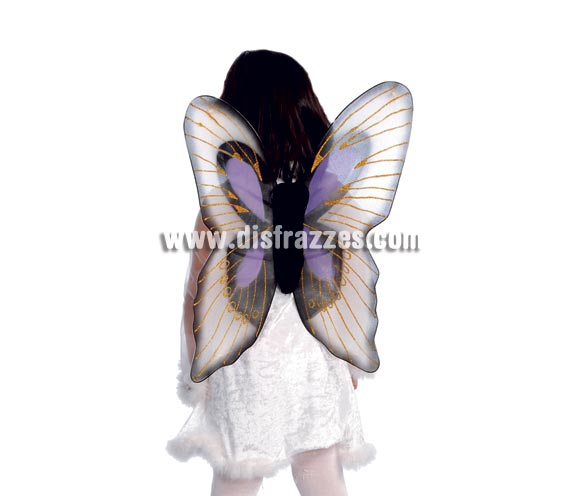 Alas de Mariposa burdeos 54 cm.
