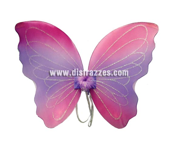 Alas de Mariposa rosa 36 cms.