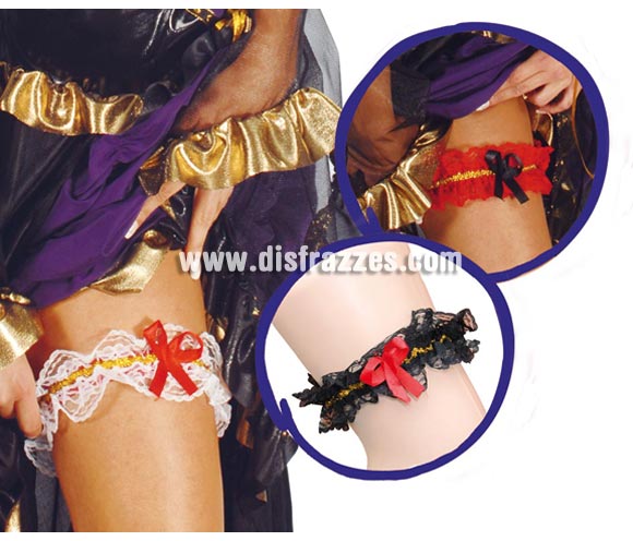 Ligas surtidas. Perfectas para los disfraces de Can Can, Cabaret, Charlestón, etc.