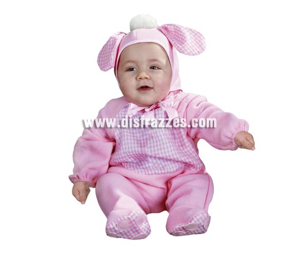 Disfraz barato de Perrito Rosa Bebés para Carnaval. Talla de 6 a 12 meses. Incluye mono y gorrito. 
¡¡Compra tu disfraz para Carnaval en nuestra tienda de disfraces, será divertido!!
