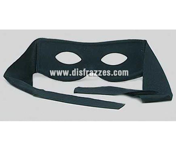 Antifaz de bandido con venda. Antifaz del Zorro.