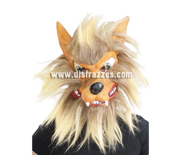 Careta de Lobo con pelo.