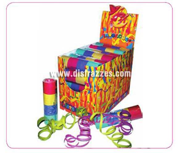 Paquete 20 rollitos de Serpentina varios colores. El precio es por 1 paquete de 20 rollitos de Serpentina, la imagen es sólo ilustrativa.