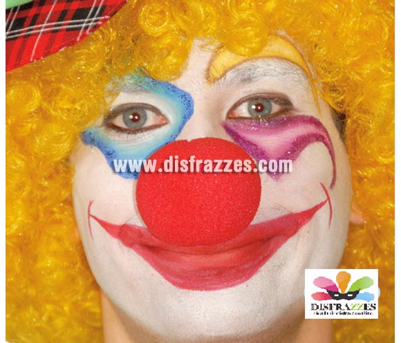 Nariz roja de espuma de Payaso.