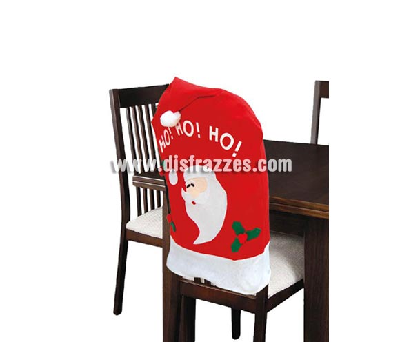 Funda respaldo para silla en Navidad. Perfecto para decorar la casa en Navidad.