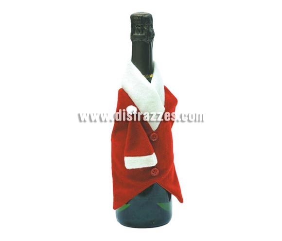Funda botella de 25 cm. para Navidad.