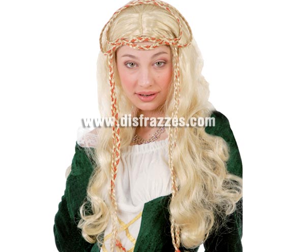 Peluca Medieval Rubia.