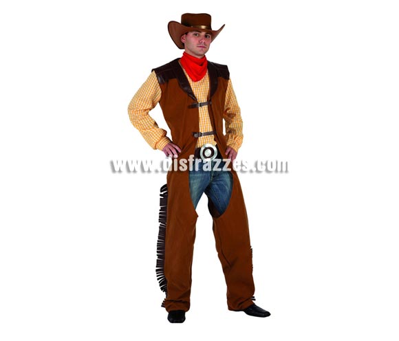 Disfraz de Pistolero o Vaquero para hombre. Talla 2 ó talla Standar M-L 52/54. Incluye disfraz completo. Pantalón NO incluido.