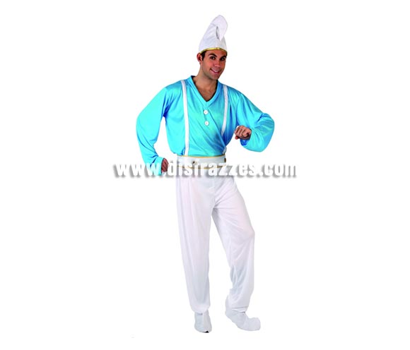 Disfraz de Enano Azul para hombre. Talla 3 ó talla XL 54/58. Incluye disfraz completo.  Este disfraz podría valer perfectamente para parecer un Pitufo.