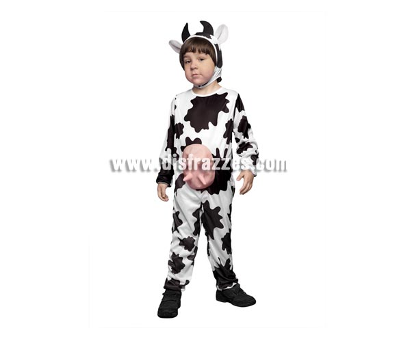 Disfraz de Vaca con ubres infantil barato para Carnaval. Talla de 10 a 12 años. Incluye mono y gorro. Éste disfraz de Carnaval es ideal para divertirse en las Fiestas de Carnavales tan divertidas y estrambóticas como siempre y que cada vez se celebran en más Pueblos, Villas  y Ciudades, tanto en la calle como en Pubs, Discotecas, Casas particulares, Restaurantes o Colegios y disfrazándote con un traje de Carnaval ayudarás a crear ese ambiente Carnavalesco, tan divertido, multicolor y variopinto que a todos nos fascina y nos divierte.
¡¡Compra tu disfraz para Carnaval en nuestra tienda de disfraces, será divertido!!
