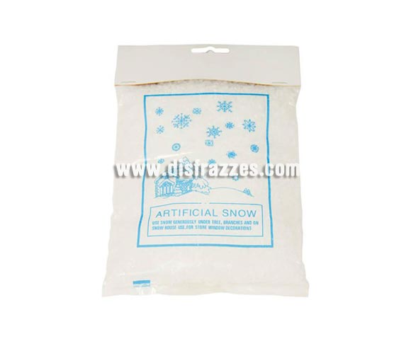 Bolsa de nieve de 25 gr para decorar el Belén.