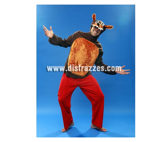 Disfraz de Lobo para hombre. Talla 2 ó talla standar M-L 52/54. Incluye disfraz completo. Con éste disfraz podrás ser la pareja de Caperucita.