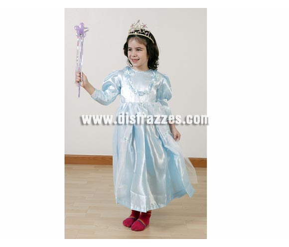 Disfraz de Princesa Azul para niñas de 10-12 años. Incluye vestido. Varita y corona NO incluidas, podrás encontrar en nuestra sección de Complementos.