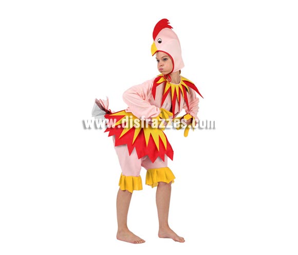Disfraz de Gallina Rosa para mujer.Talla3 ó talla XL 44/48. Incluye disfraz completo.