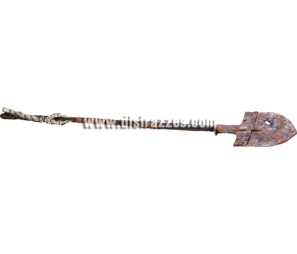 Pala de Enterrador de 120 cm para Halloween. La puedes usar como Complemento o Arma o también para crear una terrorífica decoración de Halloween.