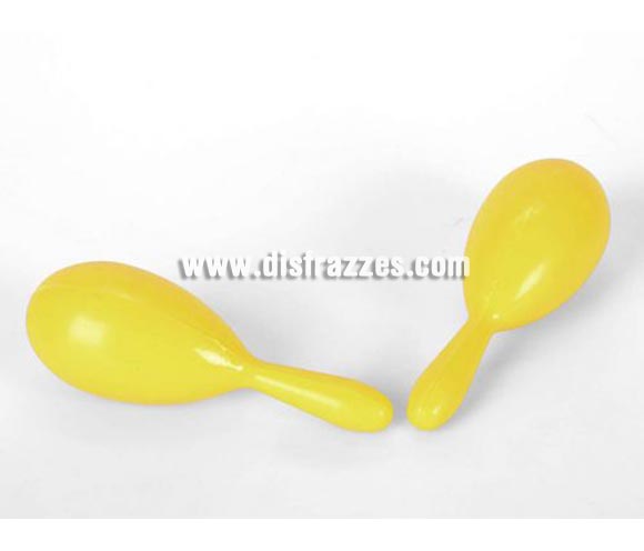 Maraca de plástico de 4 colores surtidos, precio por unidad, se venden por separado.