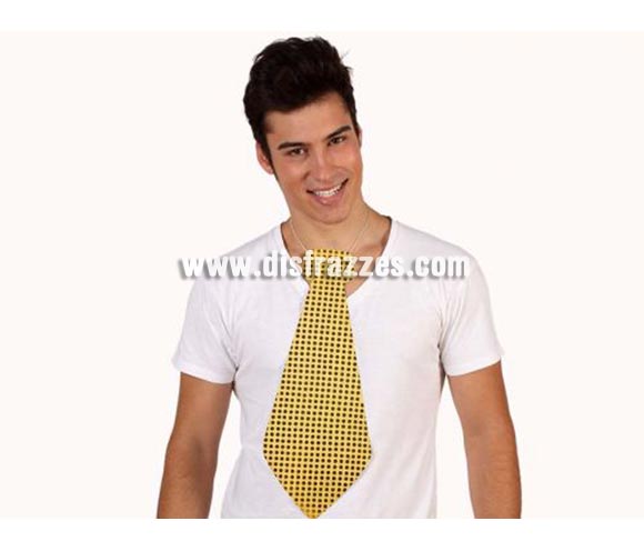 Corbata gigante de Lentejuelas de 43 cm.