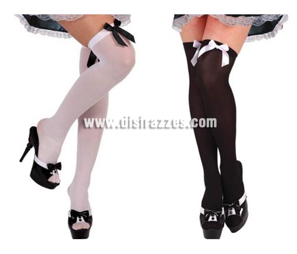 Medias liga Sirvienta. Talla universal. Dos modelos surtidos. Precio por unidad, se venden por separado.