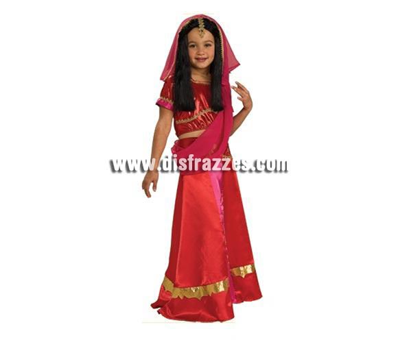 Disfraz Princesa Bollywood para niñas de 3,4 años