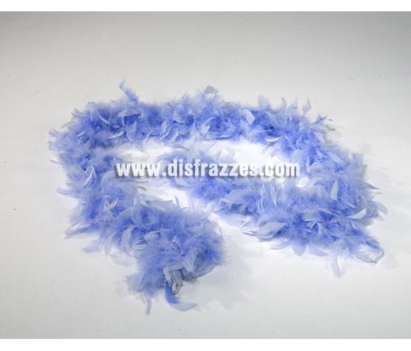 Boa celeste de plumas de 45 gr.