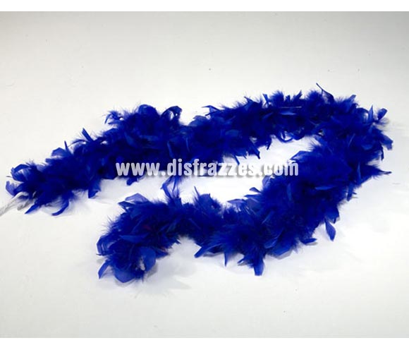 Boa Azul Cobalto de plumas 45 gr.