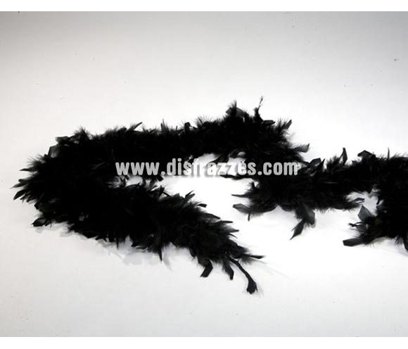 Boa negra de plumas de 45 gr.