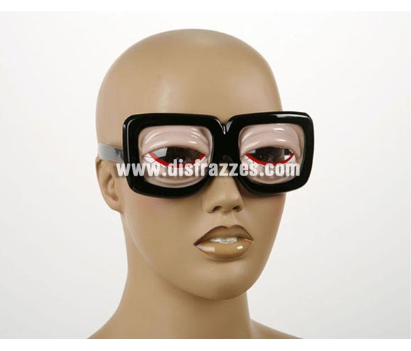 Gafas ojos resacosos.