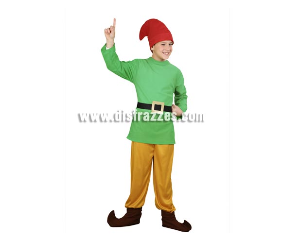 Disfraz de Enanito infantil para Navidad y Carnaval. Talla de 4 a 6 años. Incluye gorro, casaca, cinturón, pantalón y cubrebotas. Un disfraz que también sirve para disfrazar a los niños de Duendes en Navidad. Éste disfraz de Navidad es ideal para la época Navideña en la que los niños hacen teatros de Belenes e interpretan canciones tradicionales en los Colegios y se comienzan a preparar las Fiestas en las que Reina la Paz y la Unidad. Disfrazándote con un disfraz para Navidad, o disfrazando a tus hijos con disfraces de Navidad, ayudas a crear ese ambiente mágico en el que los peques se sienten protagonistas y sienten el auténtico Espíritu Navideño que entre todos debemos crear.
¡¡Compra tu disfraz para Navidad en nuestra tienda de disfraces, será divertido!!
