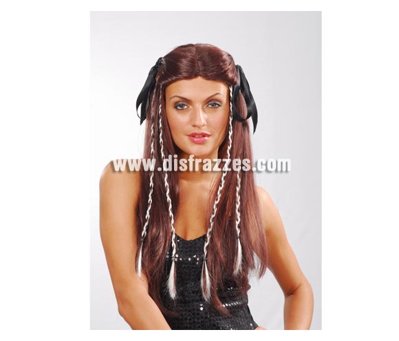 Peluca mujer Pirata. Talla única.