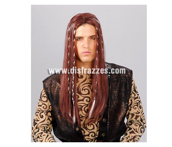 Peluca Pirata hombre. Talla única.