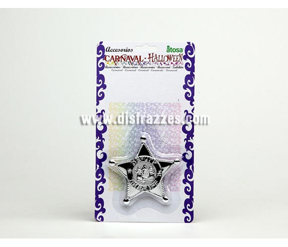 Estrella Sheriff de 11,5x19 cm.