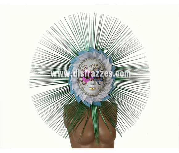 Máscara Veneciana Sol Radiante de 23x16 cm. Talla Universal. 