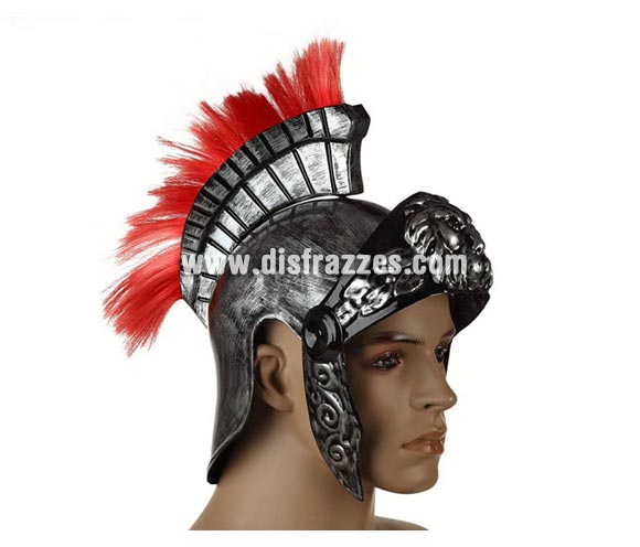 Casco Romano con cresta roja. 