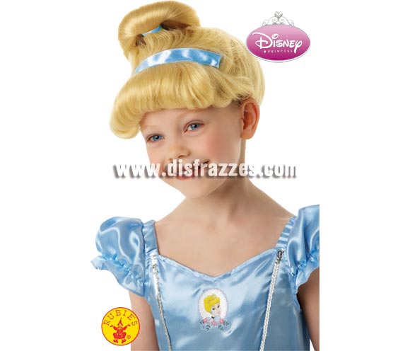 Peluca de Cenicienta para niñas.