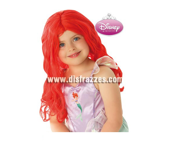 Peluca de Ariel para niñas.