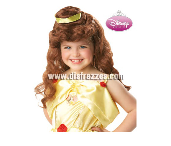 Peluca de la Bella para niñas.